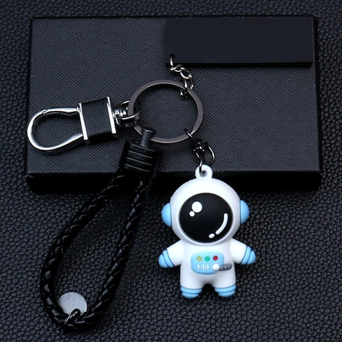 Astronaut Space Party Favors, 18 Sets with Keychains, Star Moon Organza Bags for Party Supplies