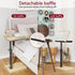 360 UTVT004R IBUYKE C Shaped Side Table, Angle Adjustable, Swivel Height Adjustable End Table for Small Spaces