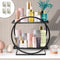 Bathroom Vanity Organizer, Black Perfume Organizer for Dresser, 2 Tier Cosmetic Display Tray for Bathroom Counter