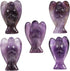 mookaitedecor Amethyst Crystal Money Tree with Guardian Angel Figurine Ornament for Wealth and Luck