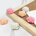 15 pcs Cute Flower Fridge Magnets, Pink Rose Magnets for Kitchen, Office, and School