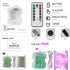 33ft 100 suddus Pink Fairy Lights Battery Operated Outdoor Waterproof, Led String Lights with Remote, Twinkle Lights