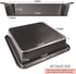 CHEFMADE Square Cake Pan, 8-Inch Non-Stick Carbon Steel Deep Dish Baking Mold for Cakes, Bread, Pizza, Cookies