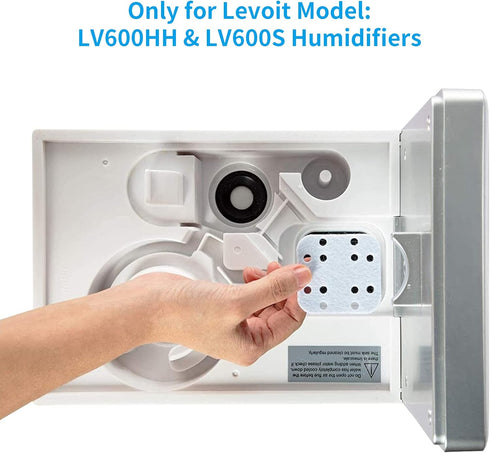 LV600HH LV600S Humidifiers Replacement Descaling Pad 10 Pack Mineral Absorption Pad Compatible for LEVOIT