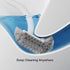 Diveotree Square-1pack) Toilet Cleaner Brush, Toilet Brush and Holder for Dead Corner Cleaning, Wall Mounted Toilet