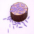 50 PCS Small Transparent Plastic Tool Paper Clips, Mini Clothespins for Party, 1.4 x 0.25 Inch (Purple)