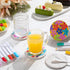 12 12 Potchen Pcs Flower Coasters Color Your Own Coaster Ceramic DIY Kits for Adults Absorbent Spring Floral Drink