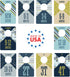 Baby Boy Closet Organizer Dividers for Newborn to 4T Clothes, 4" x 6" Size Dividers for Nursery