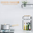 Counter 2 (White-2 Corner Bathroom Organizer, Tier Wood Vanity Storage, Waterproof Skincare Shelf for Kitchen
