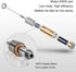Handheld Milk Frother, Battery Operated Coffee Foamer Mixer with 2 Stainless Steel Whisks, Golden