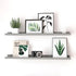 Solrot Floating Shelves for Wall Decor, Long Wall Mounted Storage Shelf for Bedroom,