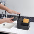 3 1 Countertop Dish Soap Dispenser with Sponge Holder,Liquid Hand and Dish Soap Dispenser and Spong Caddy with Brush