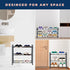 3-Tier Closet, (CSR-01) Happhom Expandable Shoe Organizer - Space Saver Shoe Shelf with Smart Design for Entryway