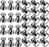 LOVIMAG 30Pcs Fridge Magnets - Small Black Neodymium Magnets for Refrigerator, Whiteboard, Kitchen, Office, Classroom,