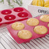 Webake Non-stick Silicone Mini Tube Cake Baking Pan, Fancy Fluted Tube Cake Pan, Pack of 2
