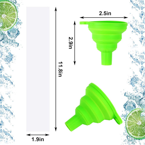 200pcs Yogurt(1.97 11.8 LOMIMOS Ice Pop Bags, Plastic Disposable Popsicle Ice Lolly Candy Mold Bags with Funnel