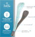 Salad Tongs for Serving - Space Saving Salad Tools, Plastic Salad Hands, Nesting Salad Servers