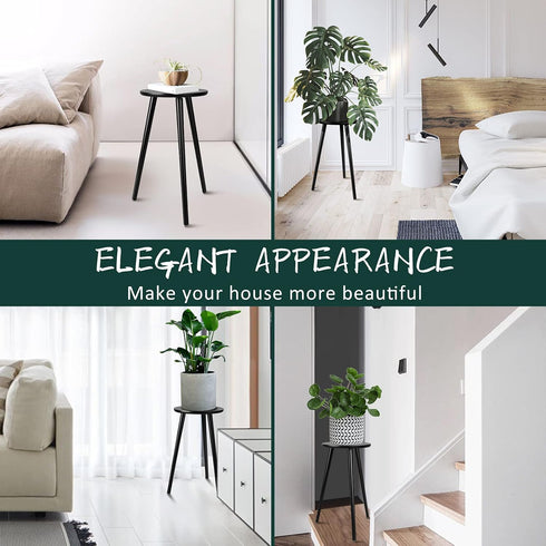 20.5" Uneedem Indoor Plant Stand Wood Mid Century Plant Stand for Indoor Plants, Modern Plant Table, Tall Plant Holder