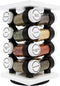 Orii 16 Jar Rotating White Spice Rack with Spices Included & 5-Year