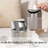 ZOOFOX 1.5 Liter Countertop Trash Can, Bling Rhinestone Garbage Bin with Swing Lid for Home, Office, Vanity Tabletop