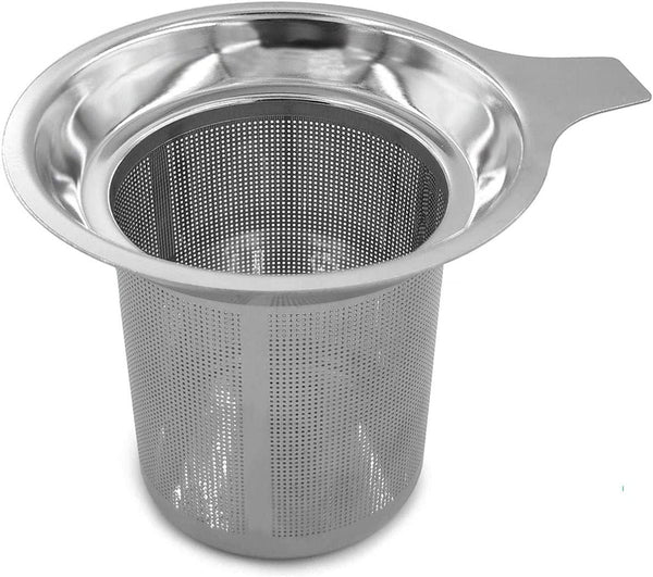 Daycount Stainless Steel Reusable Filter, Tea Baskets Mesh Coffee Espresso Strainer with Holder