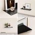 12") Floating Shelf for Wall, Wall Shelf, Off Center Metal Shelf for Decor, Modern Hanging Shelf for Storage with Lip
