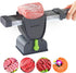 Meat Slicer for Fresh Raw Meat - Adjustable Thickness 2 or 4 mm, 17 IN 1 Stainless Steel Cleaver Kitchen Knife