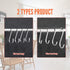 MroMax 304 Stainless Steel S Hooks, 80mm/3.15" Silver S Shaped Hook Hangers for Kitchen Bathroom Bedroom Storage Room