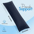20 54 Inch), Utopia Bedding Full Body Pillow for Adults (Navy, x Long Pillow Insert for Sleeping, Ideal for Side