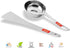 Sumeet Stainless Steel Perfect Dosa Making Spoon/Ladle Set of 2 Pcs (1 Turner, 1 Short Pour Ladle with Flat Base)