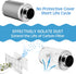 Tudomro 6 Packs Carbon Prefilter for Carbon Filter Replacement, Electrostatic Fiber Cover for Grow Tents