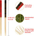 Bamboo Noodles Kitchen Cooking Frying Chopsticks, Set of 2 Pairs, 13.0 Inches Long, Eco-Friendly Fsc Certified