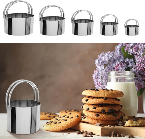 Baking Tools and Accessories Kit - Biscuit Cutter, Pastry Cutter, Bench Scraper, Silicone Baking Mat Set