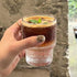 8 Pack 7 oz AVLA Vintage Drinking Glassware, Romantic Water Juice Glass Tumbler Cup, Clear Stackable Coffee Cocktail