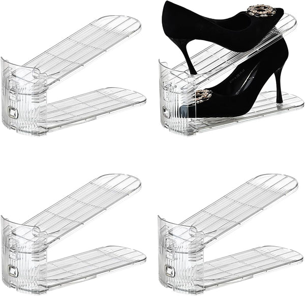 Shoe Stacker Shoe Rack Organizer for Closet Space Saver Storage Shoe Holder