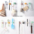 6Pcs iBetterLife Razor Holder for Shower Hooks Self Adhesive Wall Mounted Single Hook for Hanging Toothbrush