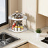 NATURE'S SOURCE 2 Tier Lazy Susan Organizer, 9'' Rotating Spice Rack for Cabinet, Kitchen, Pantry, Table Top
