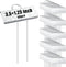 Landhoow 50 Pcs Large Garden Plant Markers Metal Plant Labels Sign 3.5''