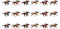 Beistle 3 Piece 6.5" x 6' Horse Racing Banners for Equestrian Theme Race Day Party Decorations