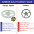 Whole Parts Washer Trust Bearing Replacement Kit, Compatible with Whirlpool Maytag Amana Washers, 2 Yr Warranty