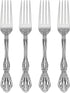 Oneida Michelangelo Fine Flatware Dinner Fork, Set of 4, 18/10 Stainless Steel, Dishwasher Safe