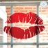 Valentine's Day Decorations - Home Decor Lipstick Lips Kiss Window Sticker, Reusable Double Sided Cling Decal