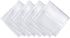 Newbridge 60 x 84 Inch Oval Fabric Tablecloth, Elegance Plaid, 100% Polyester, White, No Iron Soil Resistant