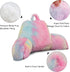 Aimuan Reading Pillow Bed Rest Pillow with Arms Rabbit Fur Cushion for Adults Teens Incline Rest Sitting up & Sleeping