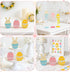 Songjum 3Pcs Easter Egg Bunny Wooden Table Signs Colorful Rabbit Shape Tabletop Centerpieces Tiered Tray Decor Easter