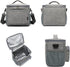 FlowFly Insulated Reusable Lunch Bag, Large Lunch Box for Women and Men, Grey