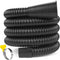 MyLifeUNIT Washing Machine Drain Hose Extension Kit, Universal 6.9 Feet Drain Hose for All Washers (Black)