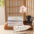 ACBORN 16.5 12 Inches Counter x Acacia Wood Serving Tray, Large Wooden Food Trays with Handles, Coffee Table Tray