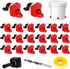 Horizontal Chicken Water Nipples Automatic Poultry Waterer Nipples Kit Drinker with Drill