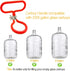 Carboy Handle, 2 Pack Heavy Duty Holder for 3, 5, 6, 6.5 Gallon Glass Carboys for Home Brewing